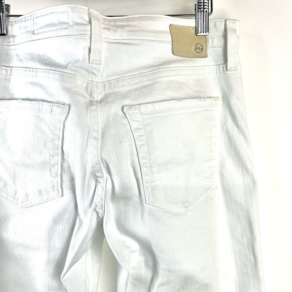 AG Adriano Goldschmied Ex-Boyfriend Slim 1 Year Tonal White Jeans - Picture 6 of 9